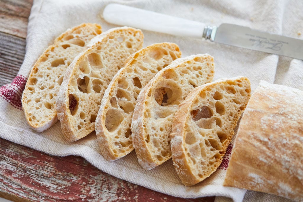 Bakery-Style No-Knead Ciabatta Bread - Gemma’s Bigger Bolder Baking