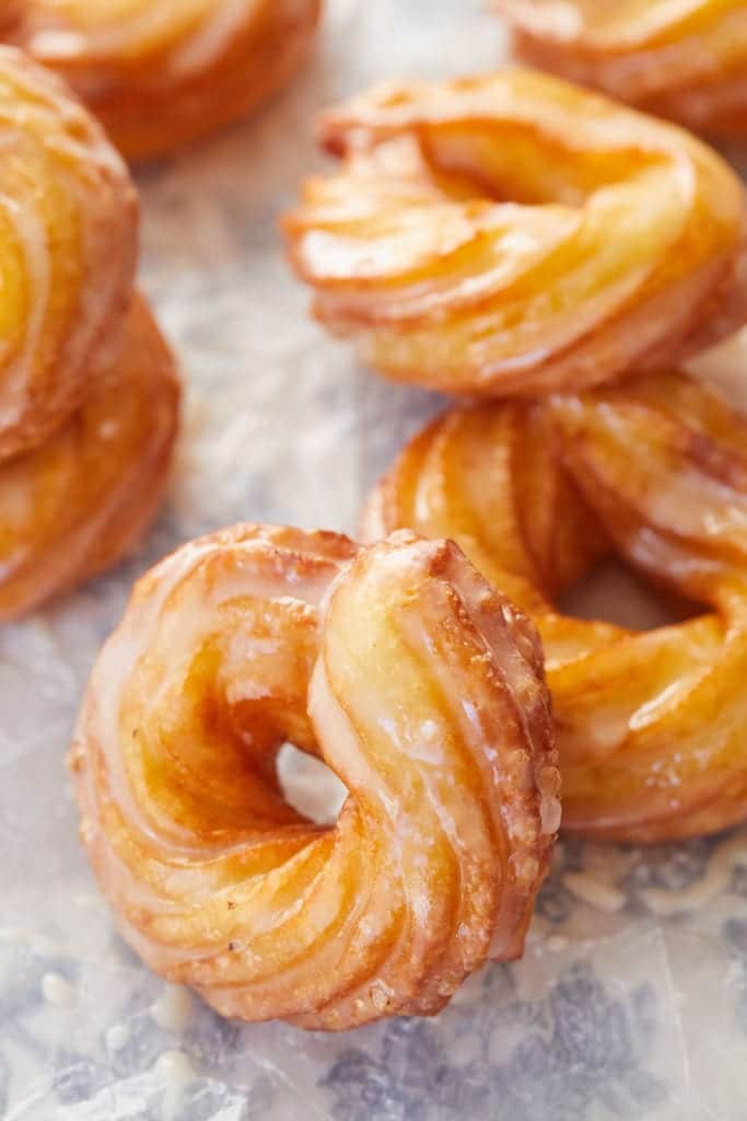 French Crullers with icing