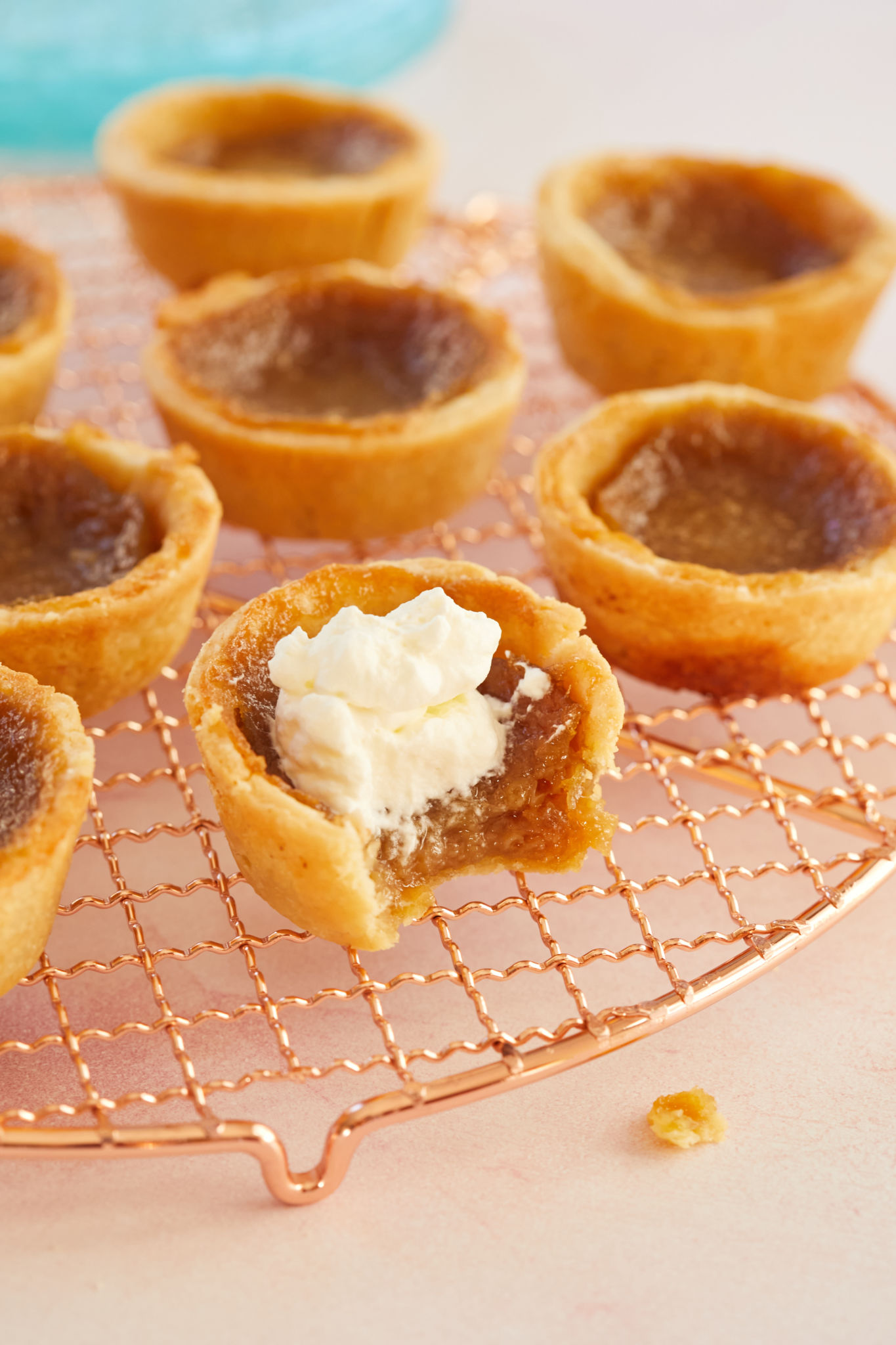 The interior of my Canadian Butter Tart recipe.