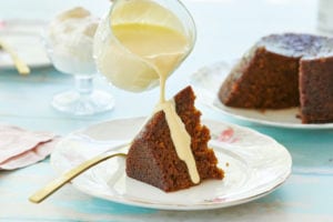 Old Fashioned Steamed Carrot Cake Pudding