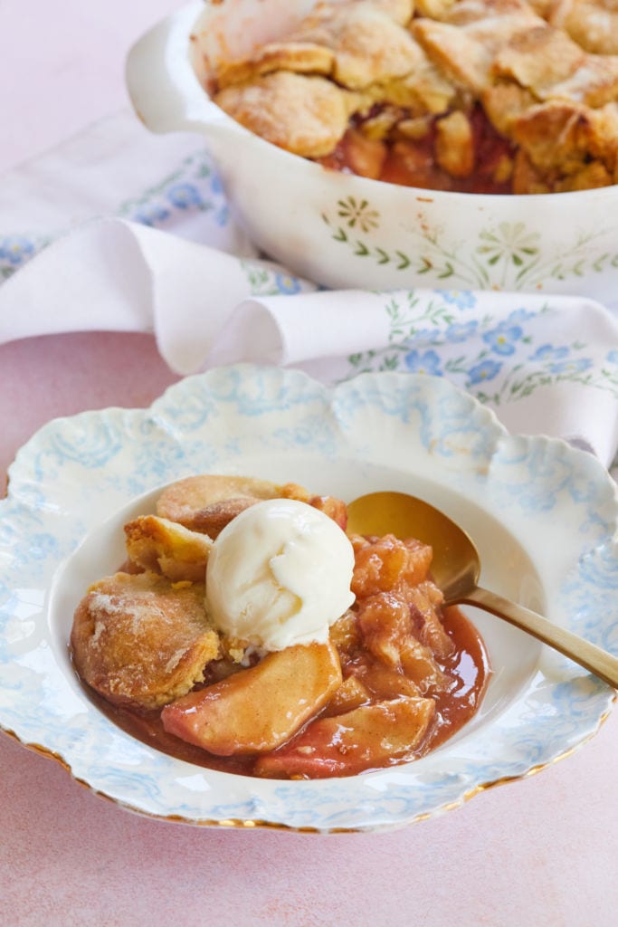 Pändy Raspberry Old Fashioned Apple-Raspberry Pandowdy | Bigger Bolder Baking