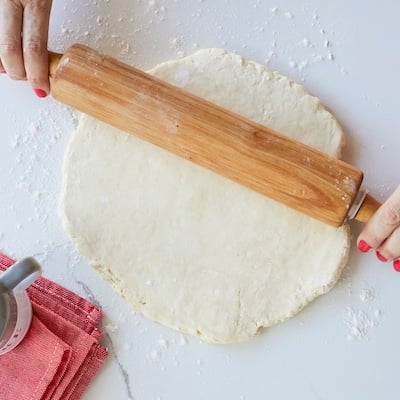Rolling out the Easy Puff Pastry