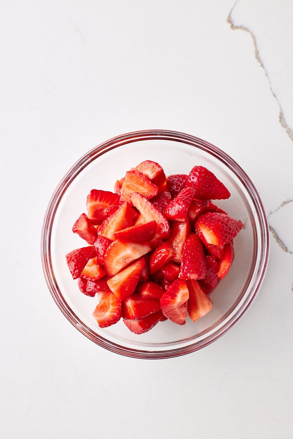 Strawberry Shortcake Recipe1 Prepare berries with sugar, vanilla extract
