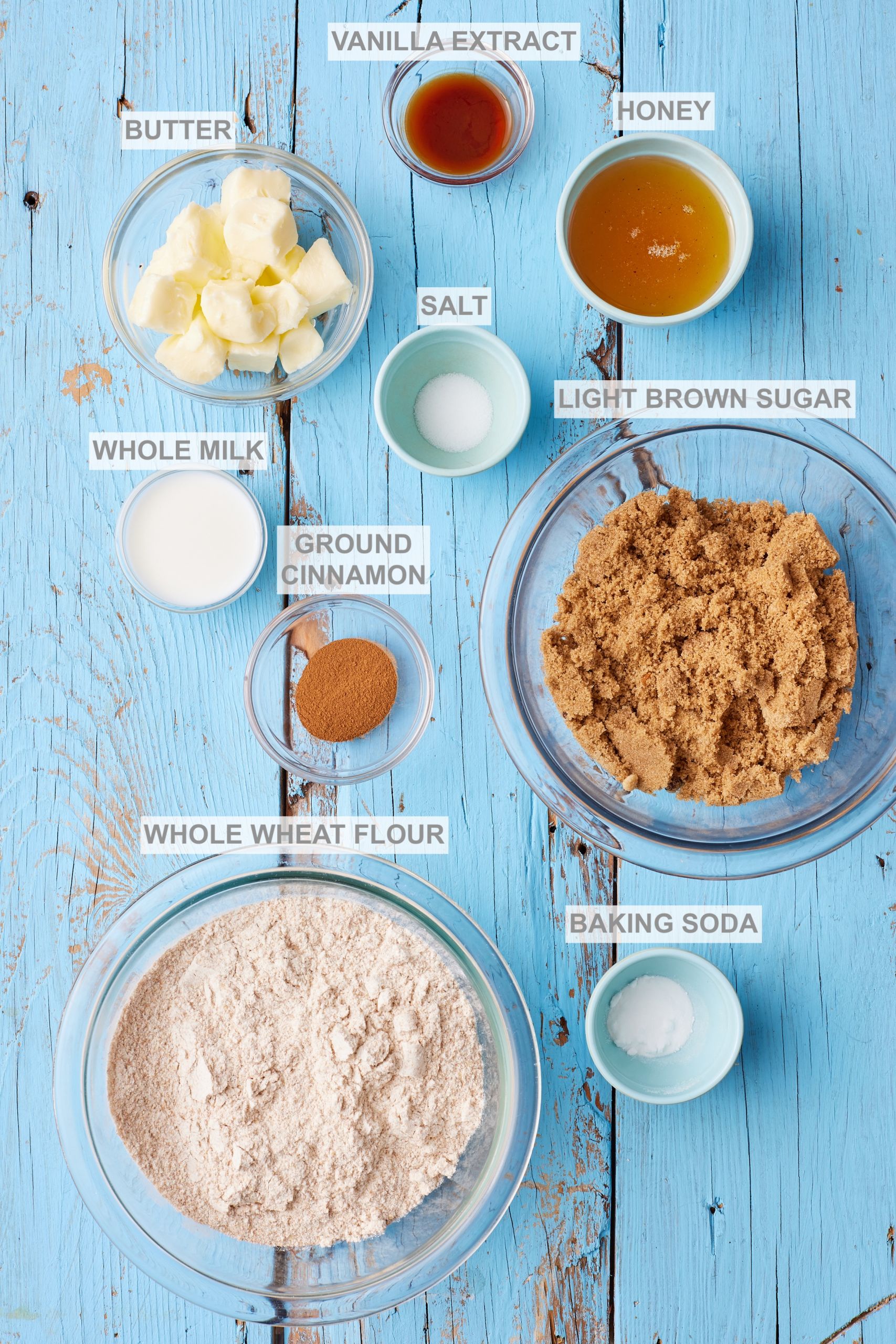 Homemade Graham Crackers ingredients