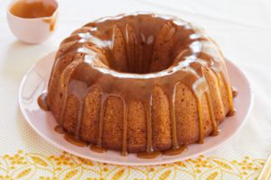 Pumpkin Bundt Cake with Brown Sugar Glaze