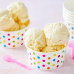 Frozen Custard in tubs.