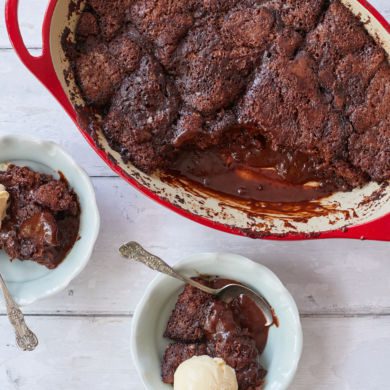 The Ultimate Chocolate Cobbler