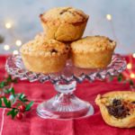 Mince Pies stacked on a pedestal