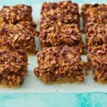 A batch of pecan pie bars.