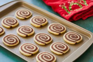 Simple & Festive Pinwheel Cookies