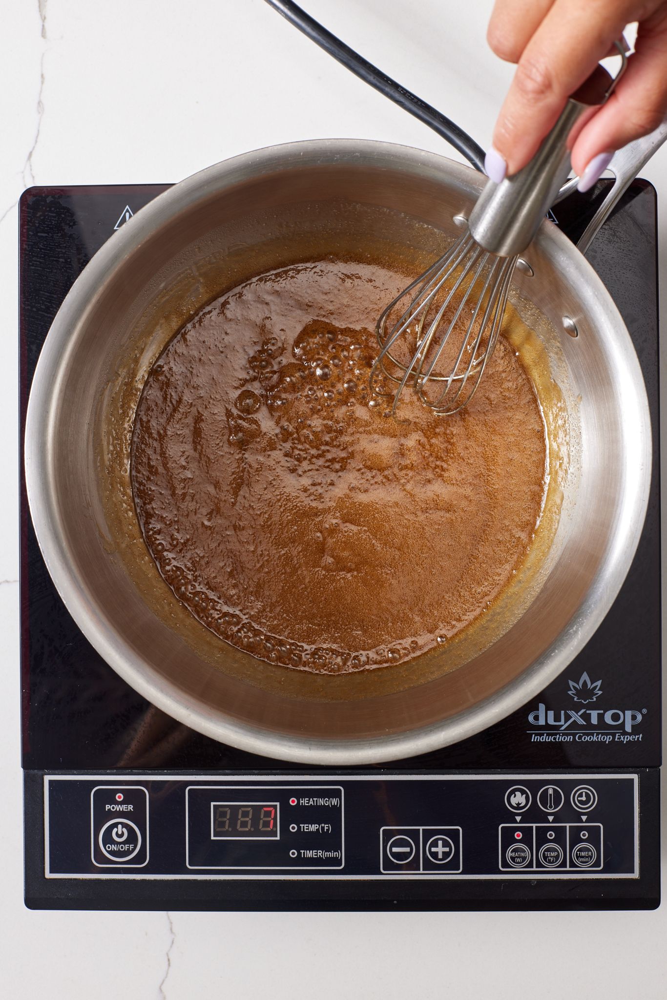 Pumpkin Bundt Cake 10 Cool the brown sugar mixture until sugar is dissolved.