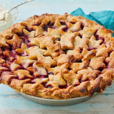 Tart & Sweet Blueberry Cranberry Pie