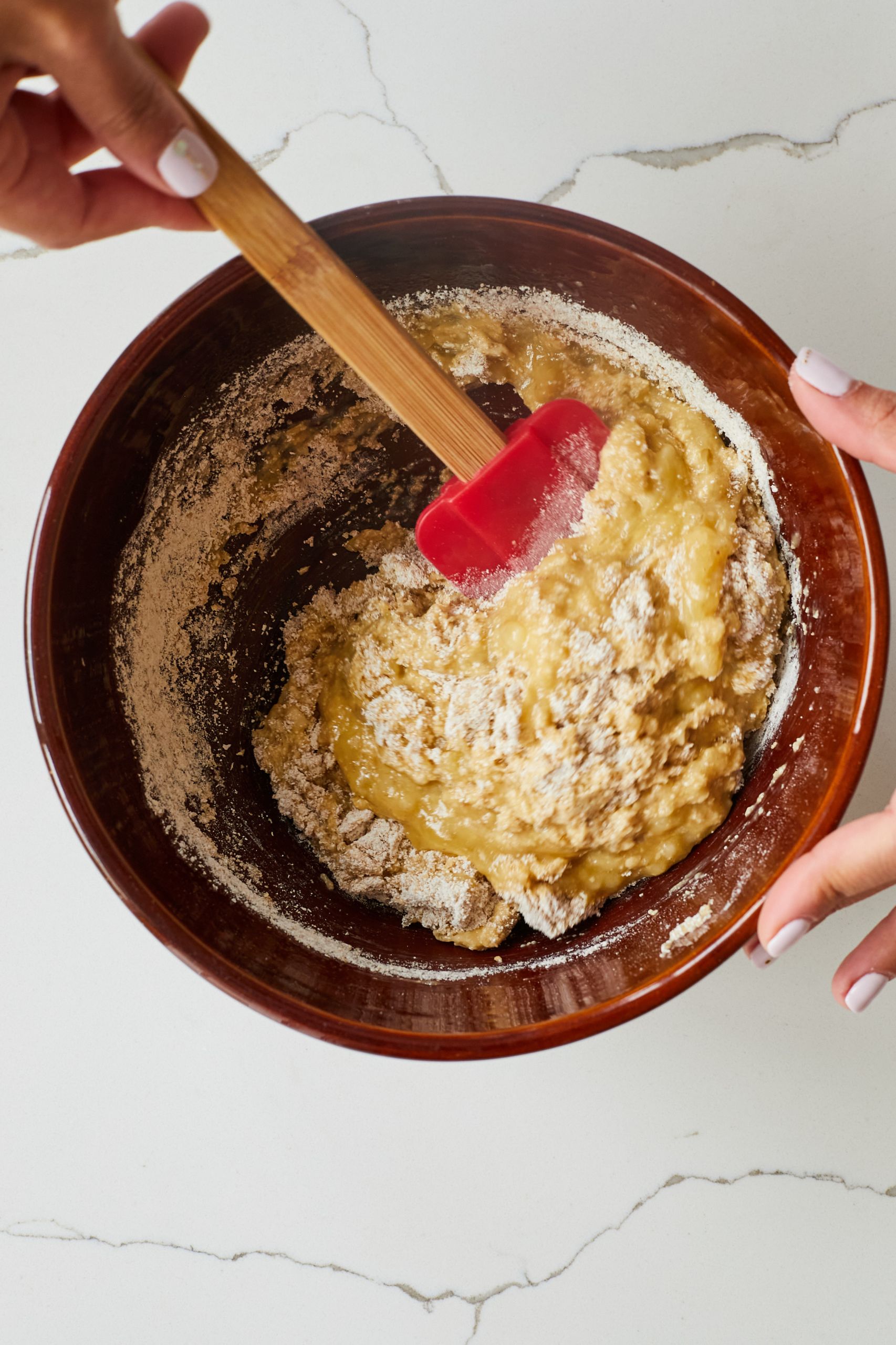 Gently mix until just combined. 