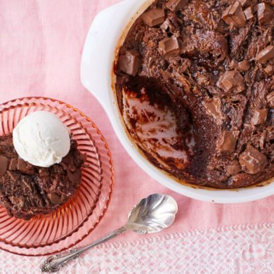 Chocolate Bread and Butter Pudding