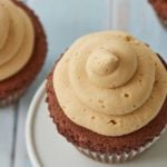 Top-Down view for Peanut Butter Buttercream Frosting