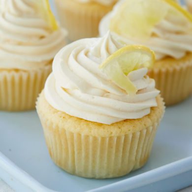 One-Bowl Lemon Cupcakes