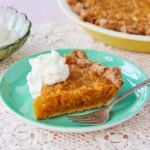 Treacle Tart With Whipped Cream