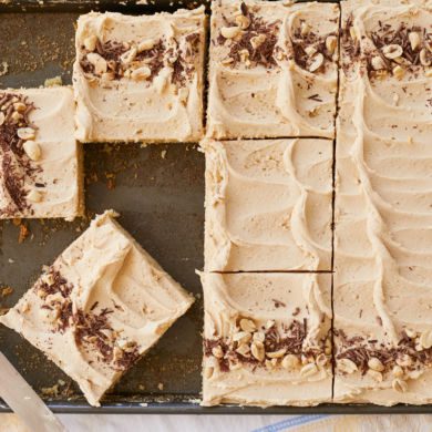 One-Bowl Peanut Butter Sheet Cake