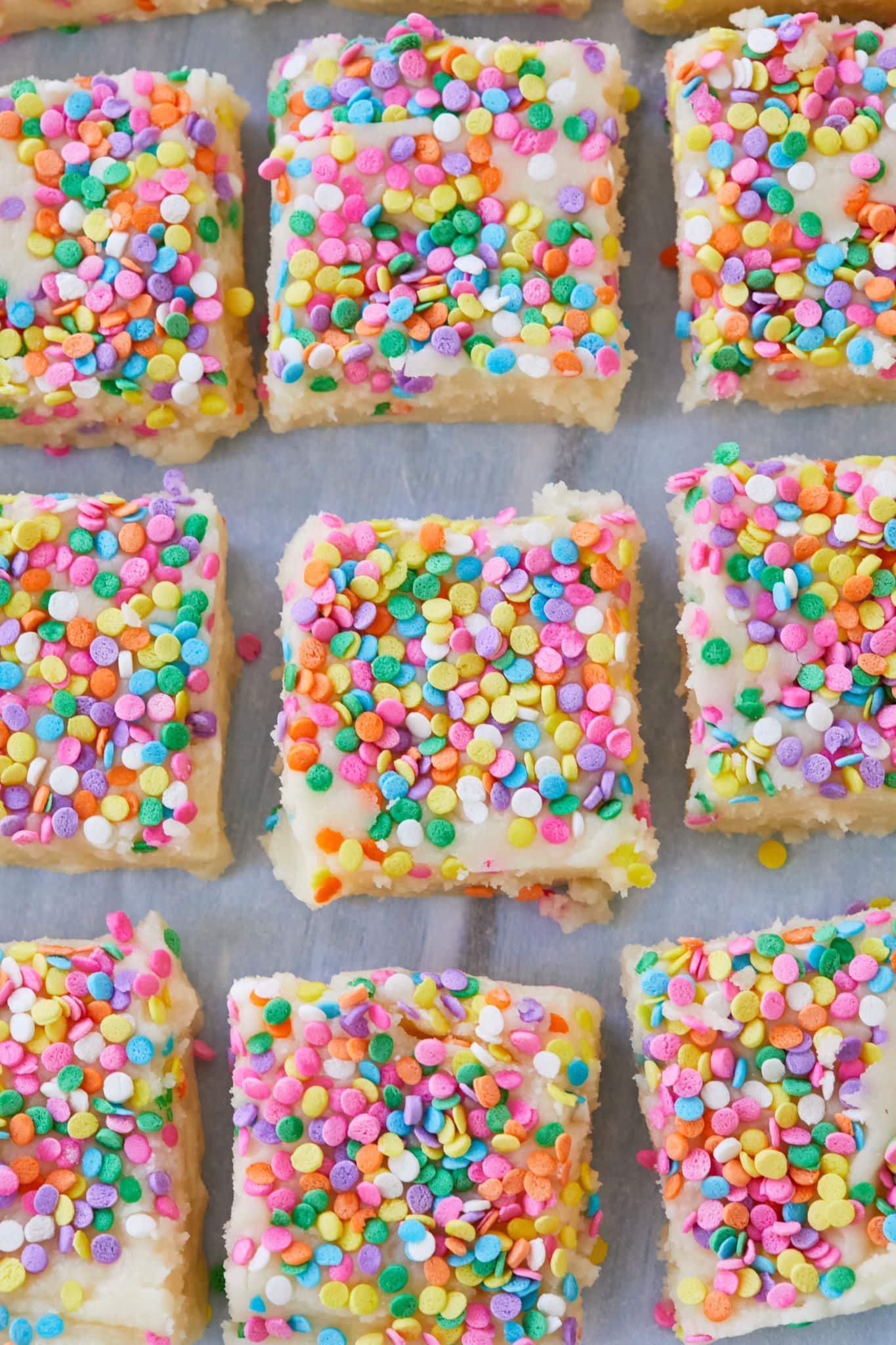 Old Fashioned Birthday Cake Fudge  - 36