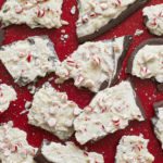 Candy Cane And Chocolate Peppermint Bark