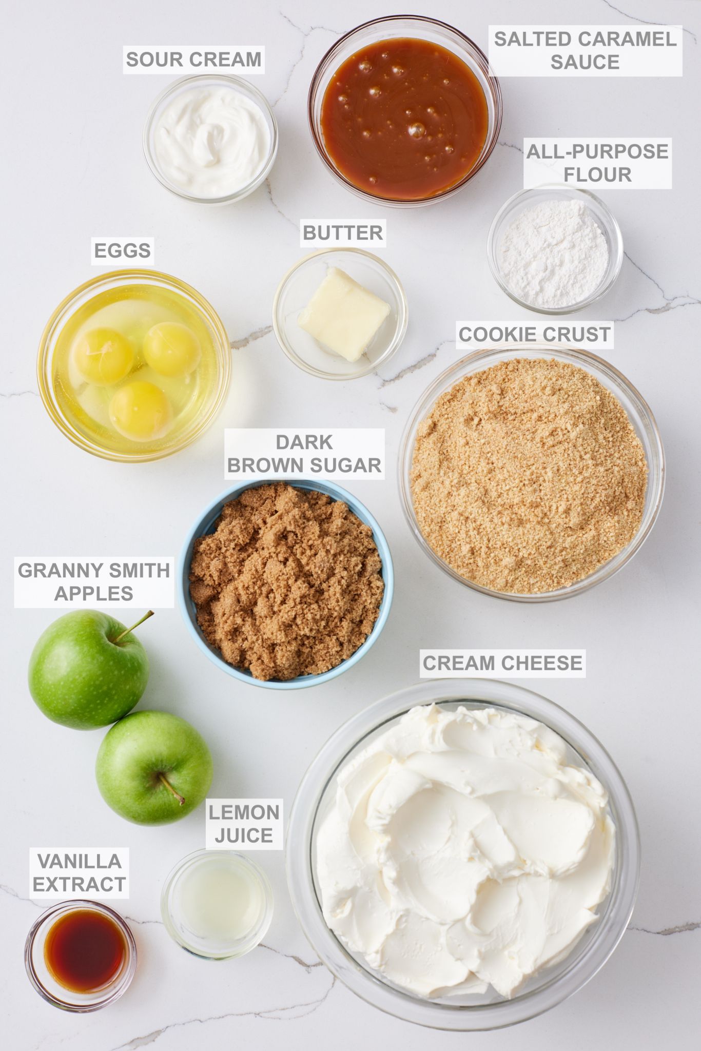 Caramel Apple Cheesecake1 Caramel Apple Cheesecake ingredients
