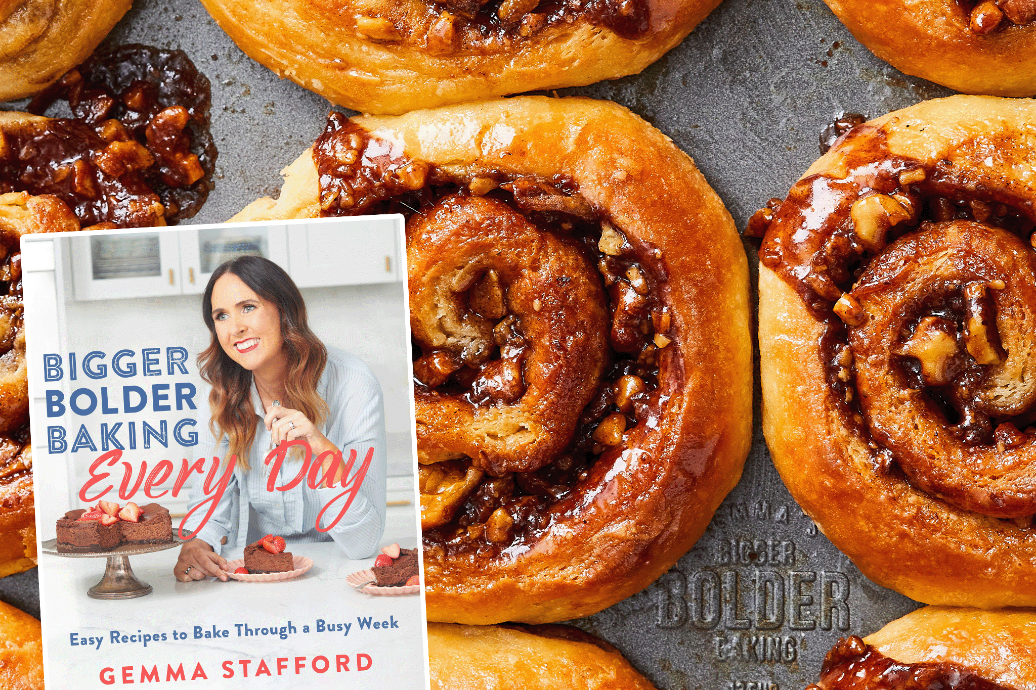 Sticky Maple Walnut Morning Buns with the Bigger Bolder Baking Every Day Cookbook