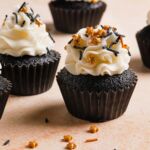 New Year’s Eve Black Cocoa Cupcakes