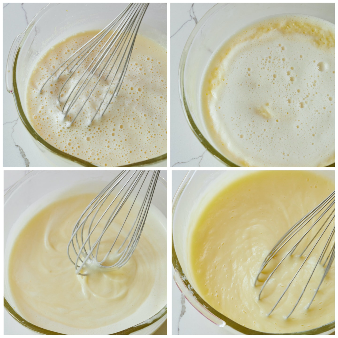 Microwave Banana Pudding Recipe making custard until thick
