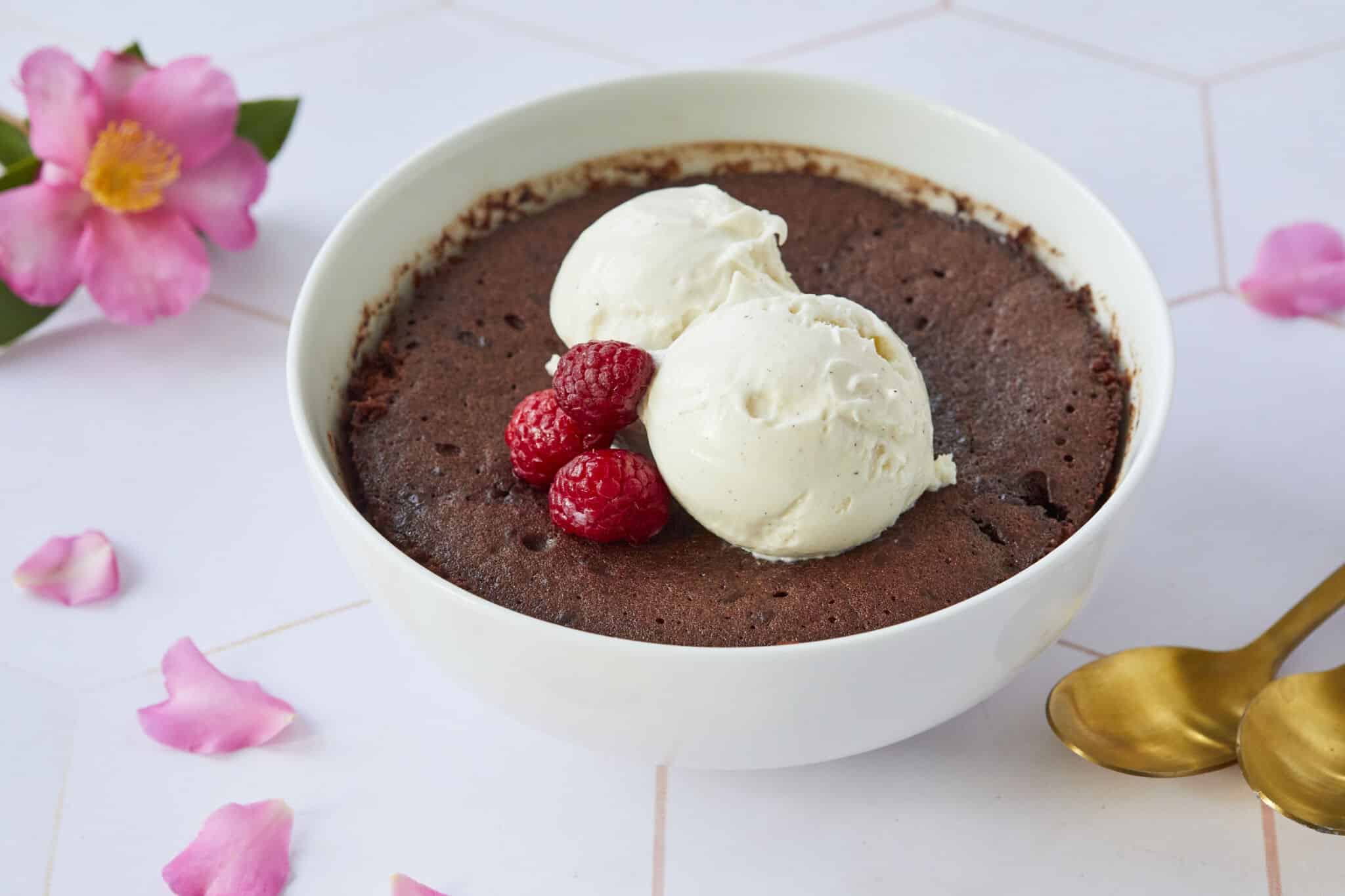Microwave Chocolate Lava Cake Bowl Recipe For Two