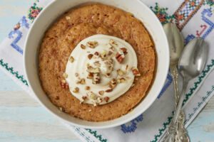 2-Minute Microwave Carrot Cake Bowl