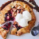 Apple Blueberry and Vanilla Bean Galette Recipe
