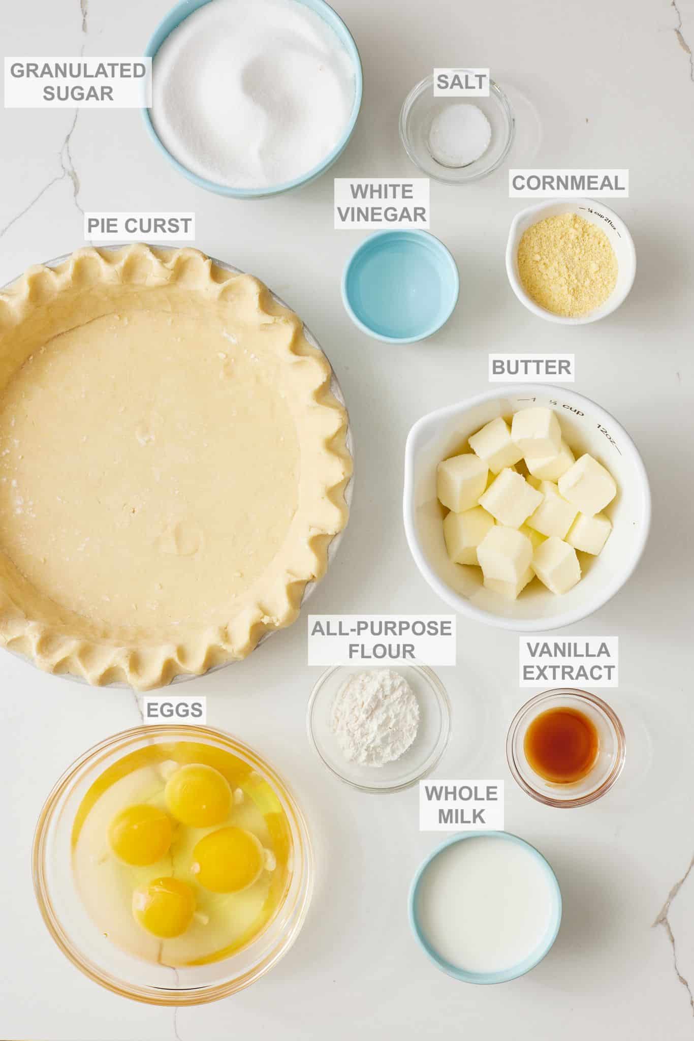 Chess pie1 Chess Pie Recipe ingredients