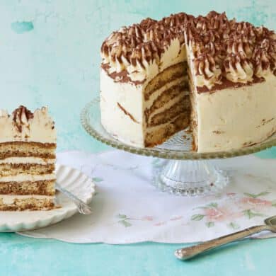 Stunning Tiramisu Cake Recipe (Tiramisu Layered Cake)