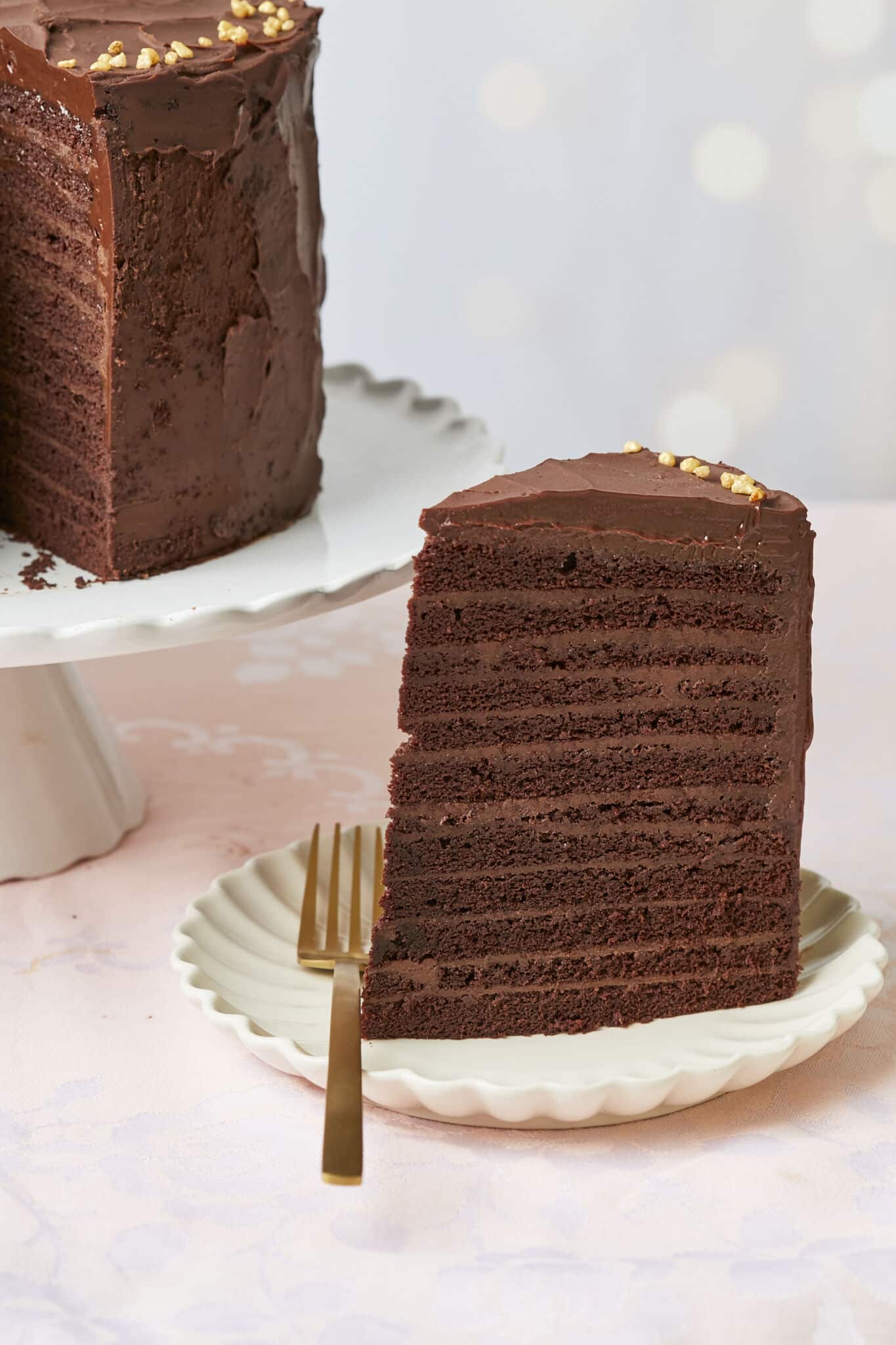 Chocolate Pastry Cream works very well between layers of the impressive 24-Layer Chocolate Cake. 