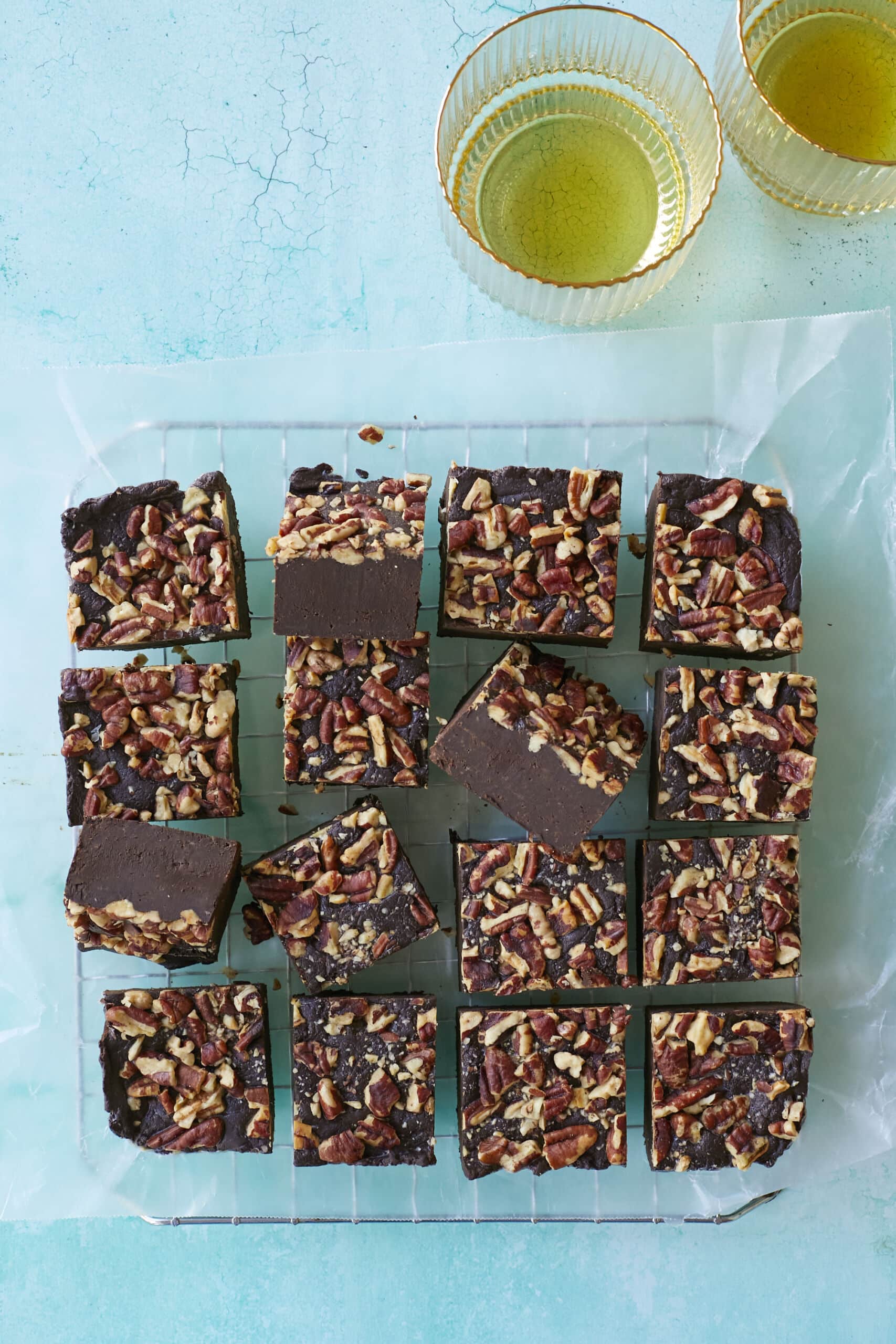 Step-by-step instructions on how to make Irish Whiskey Fudge: cut into small squares to serve.