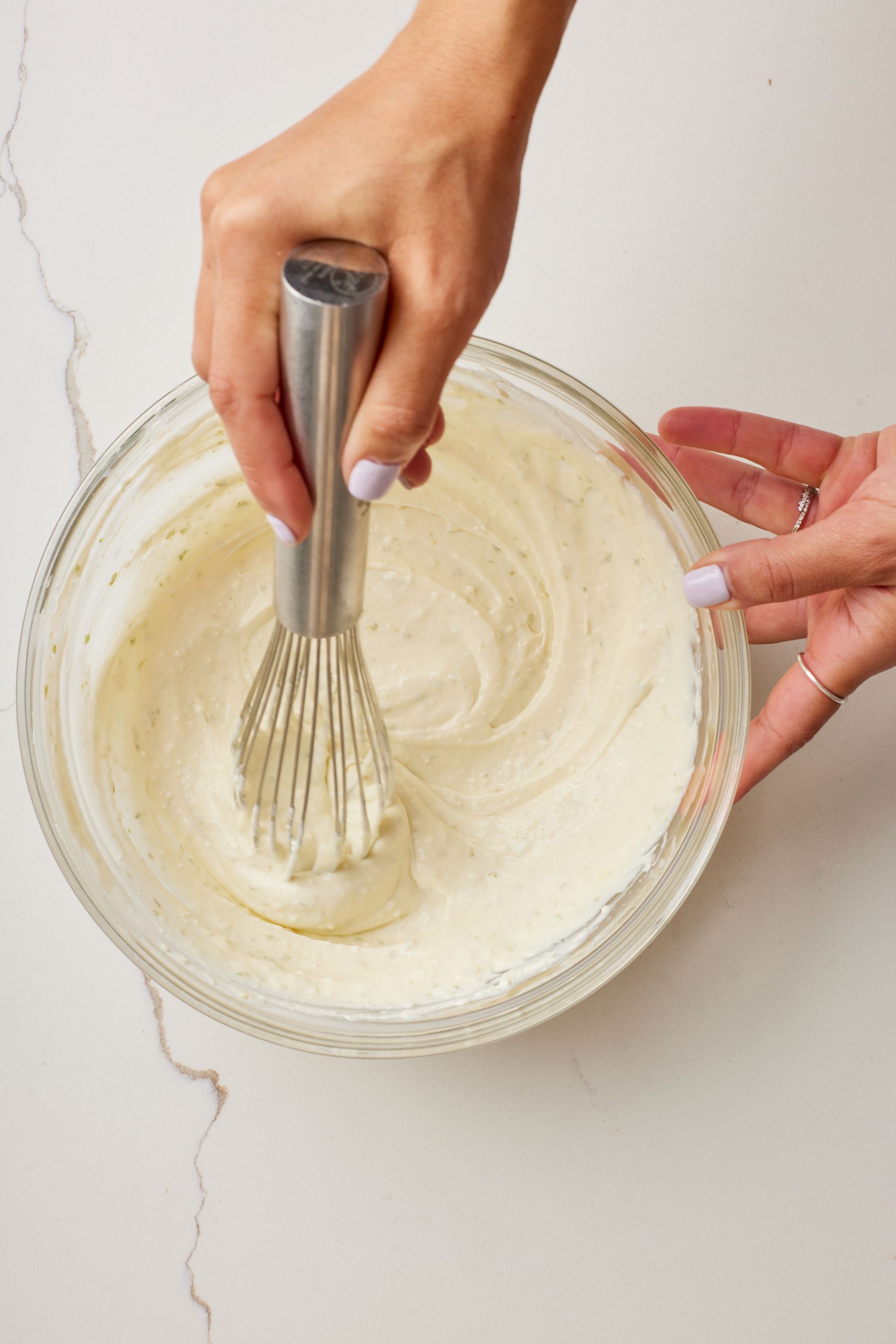 whisk the filling until smooth