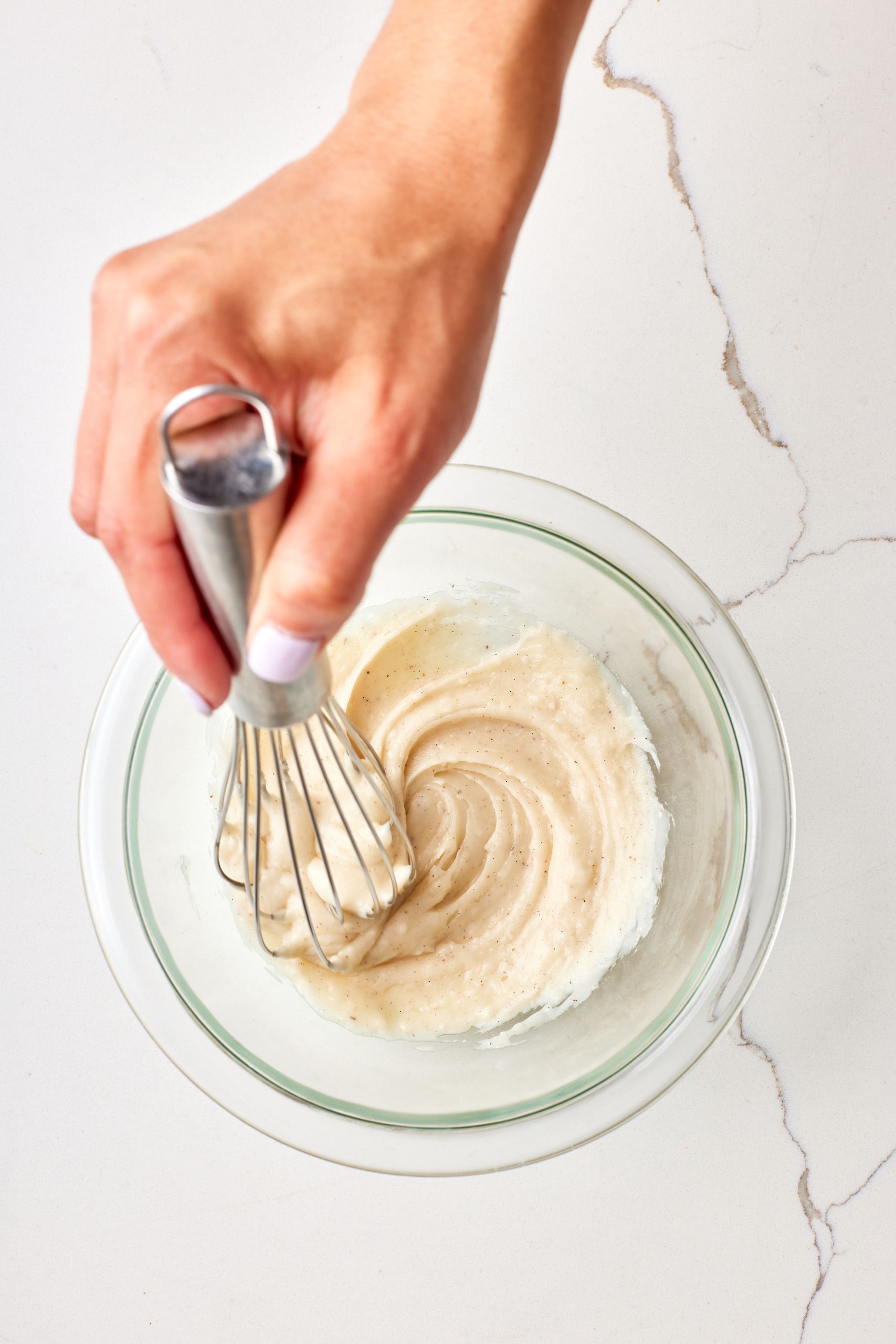 Mix glaze ingredients together until the desired consistency.