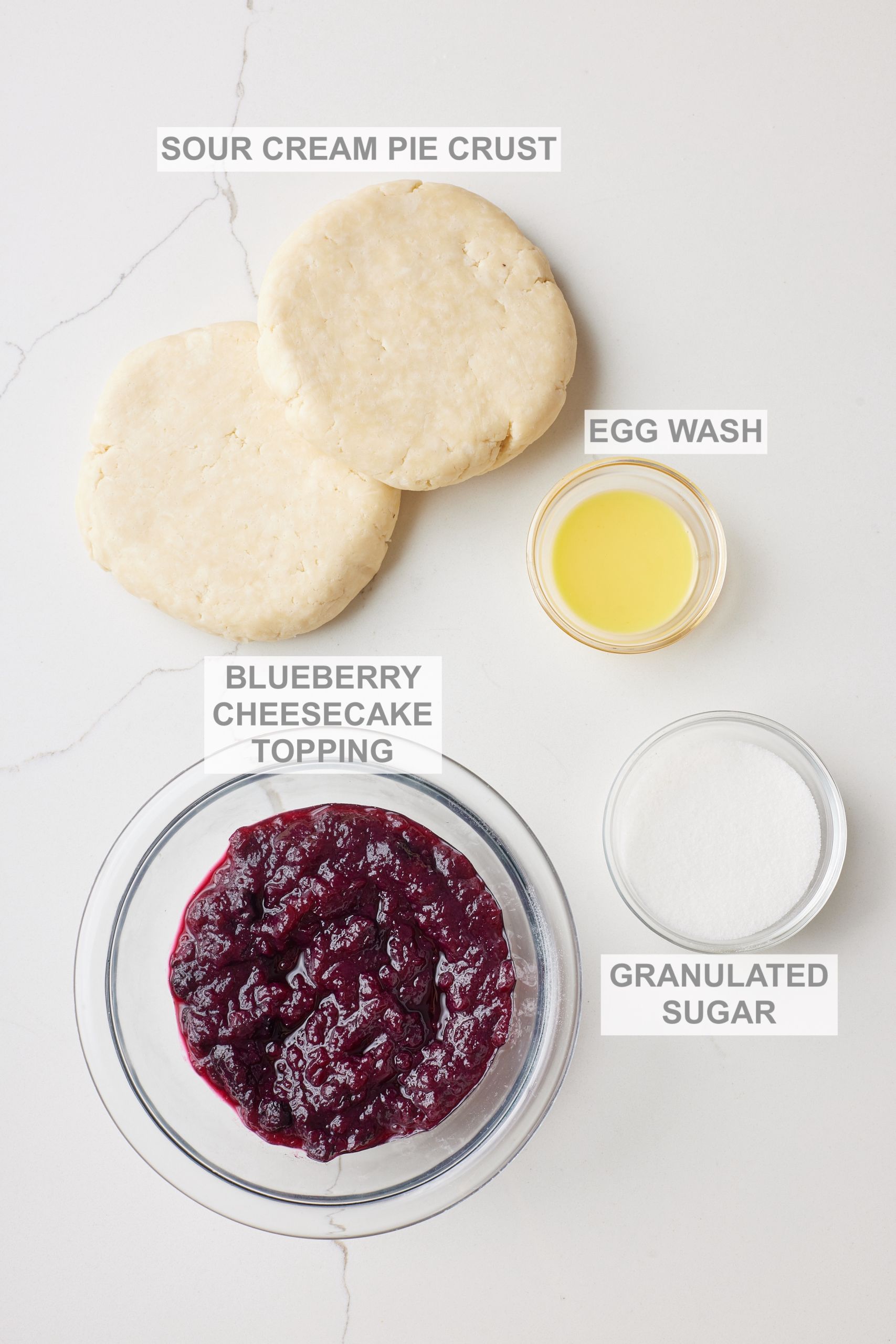Blueberry Pie Cookies ingredients