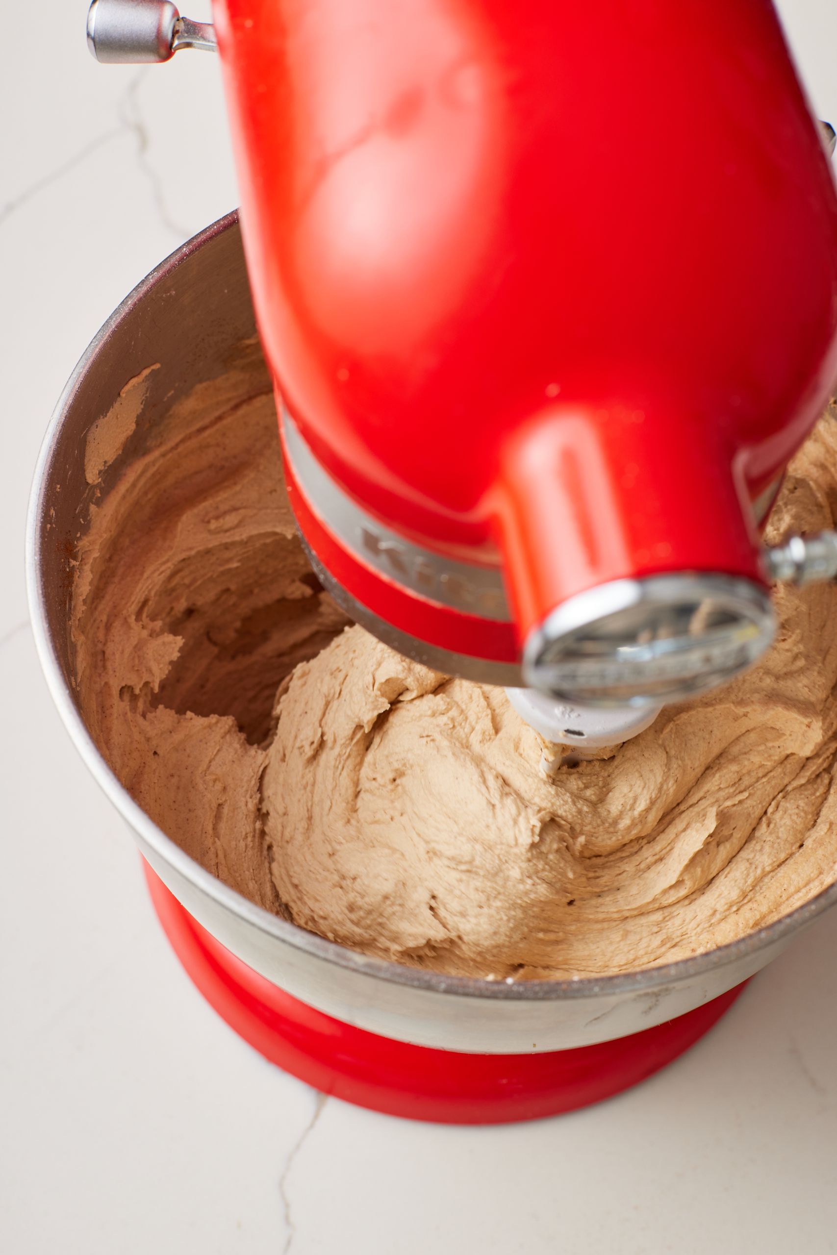 Lastly, mix in the cream, vanilla extract, cinnamon, and salt. 