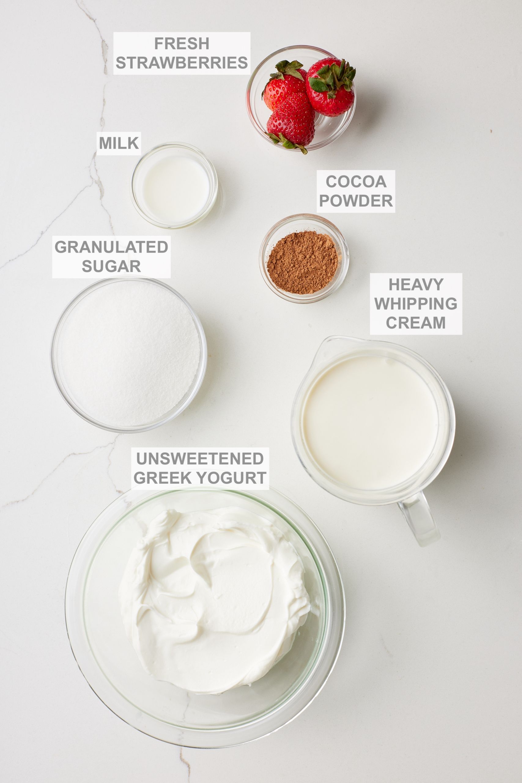 Soft Serve Frozen Yogurt ingredients
