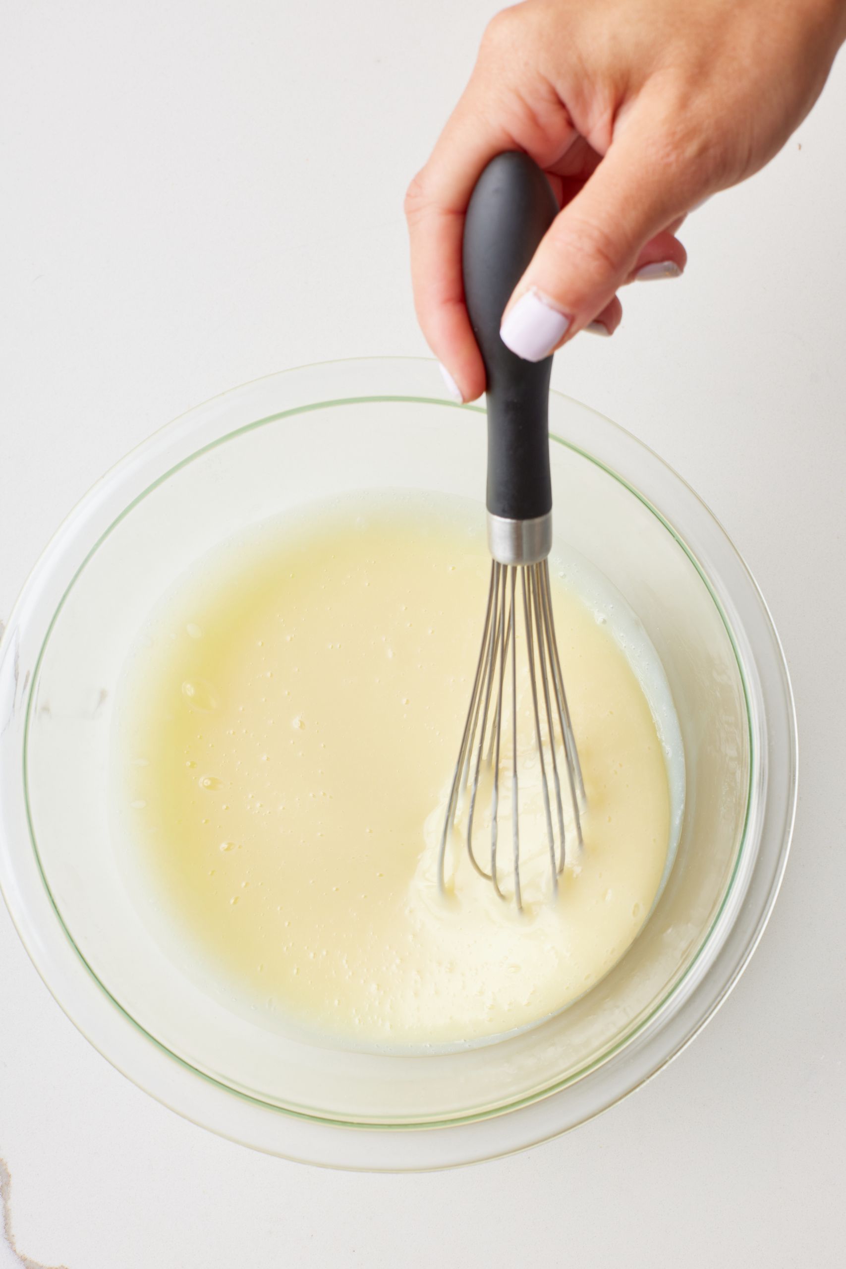 Melt the chocolate in a bowl