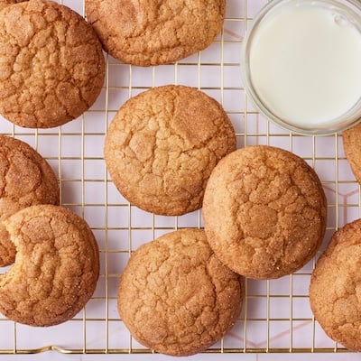 Applesauce Cookies with milk.