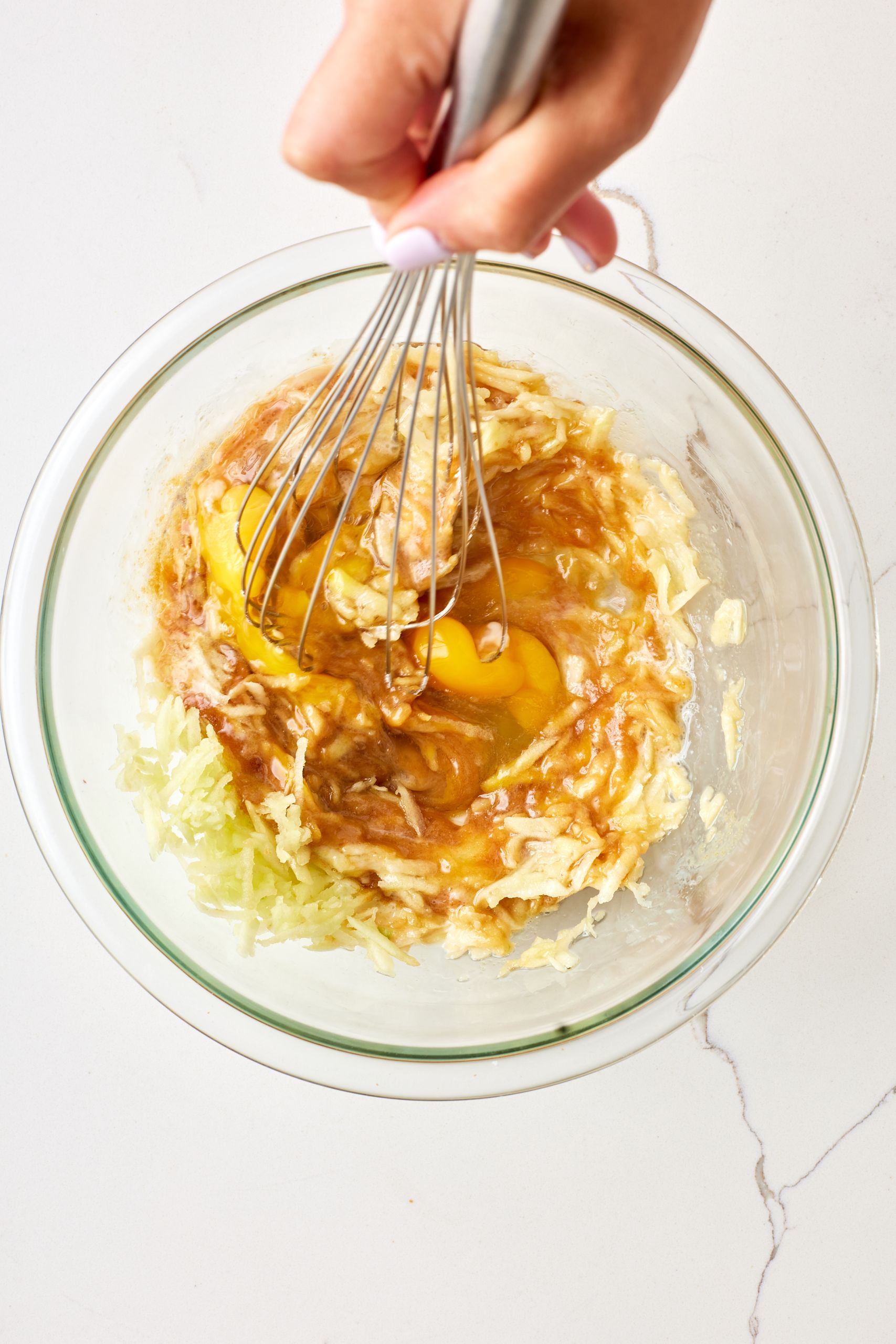 whisk wet ingredients together