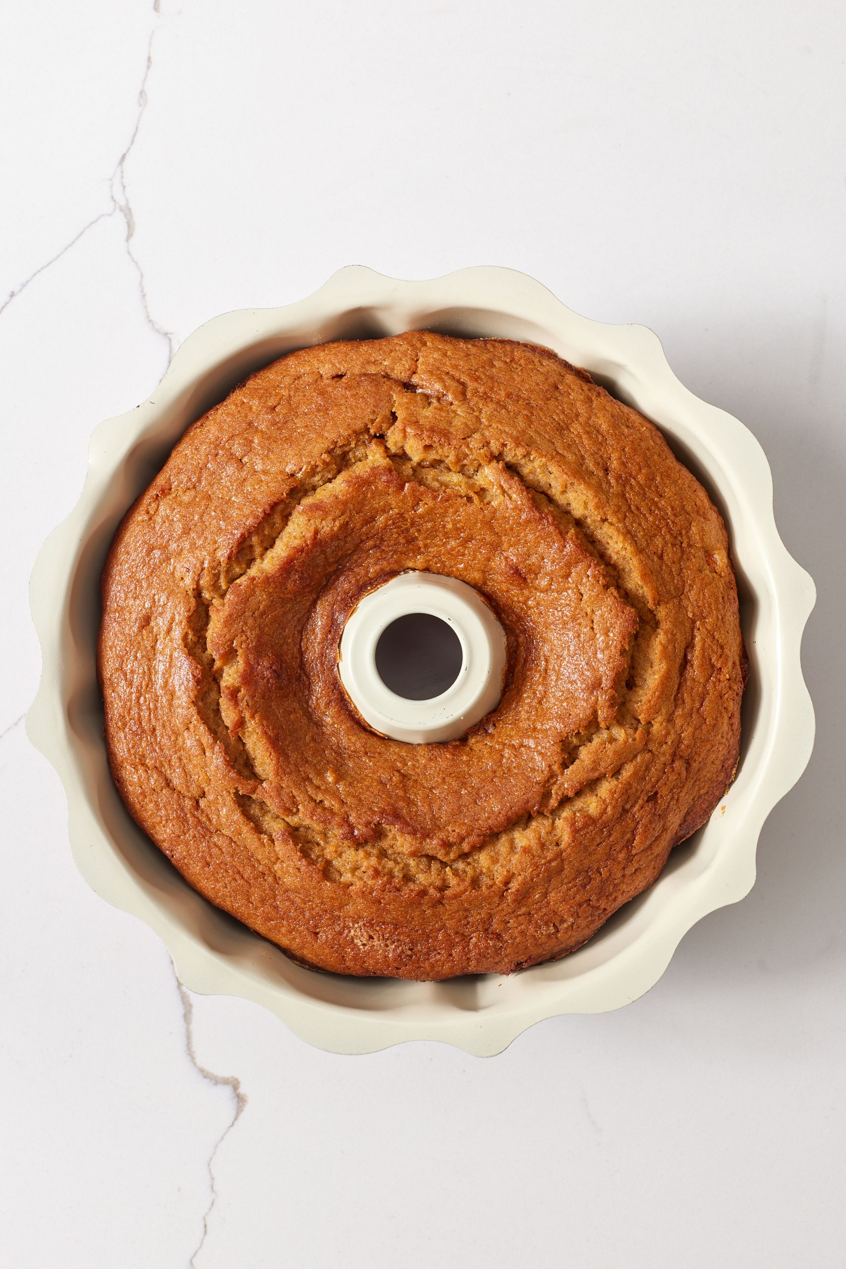 Sweet Potato Pound Cake9 Bake until a toothpick inserted into the cake comes out clean