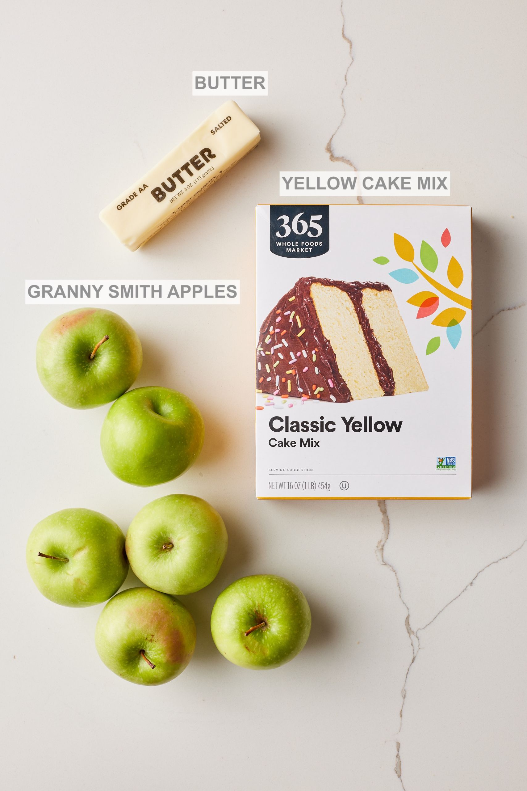 Apple Cobbler With Cake Mix ingredients