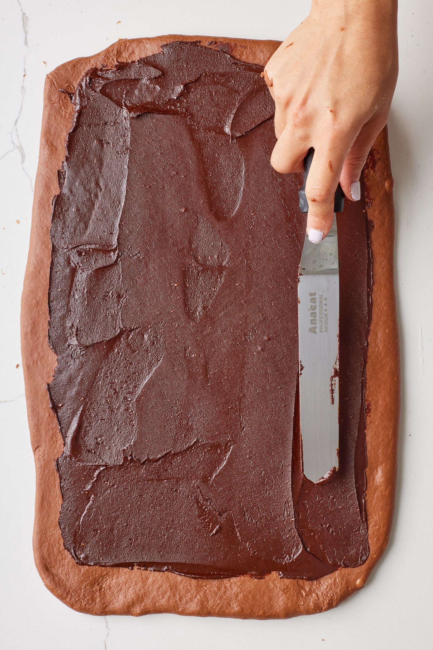  Top dough with filling