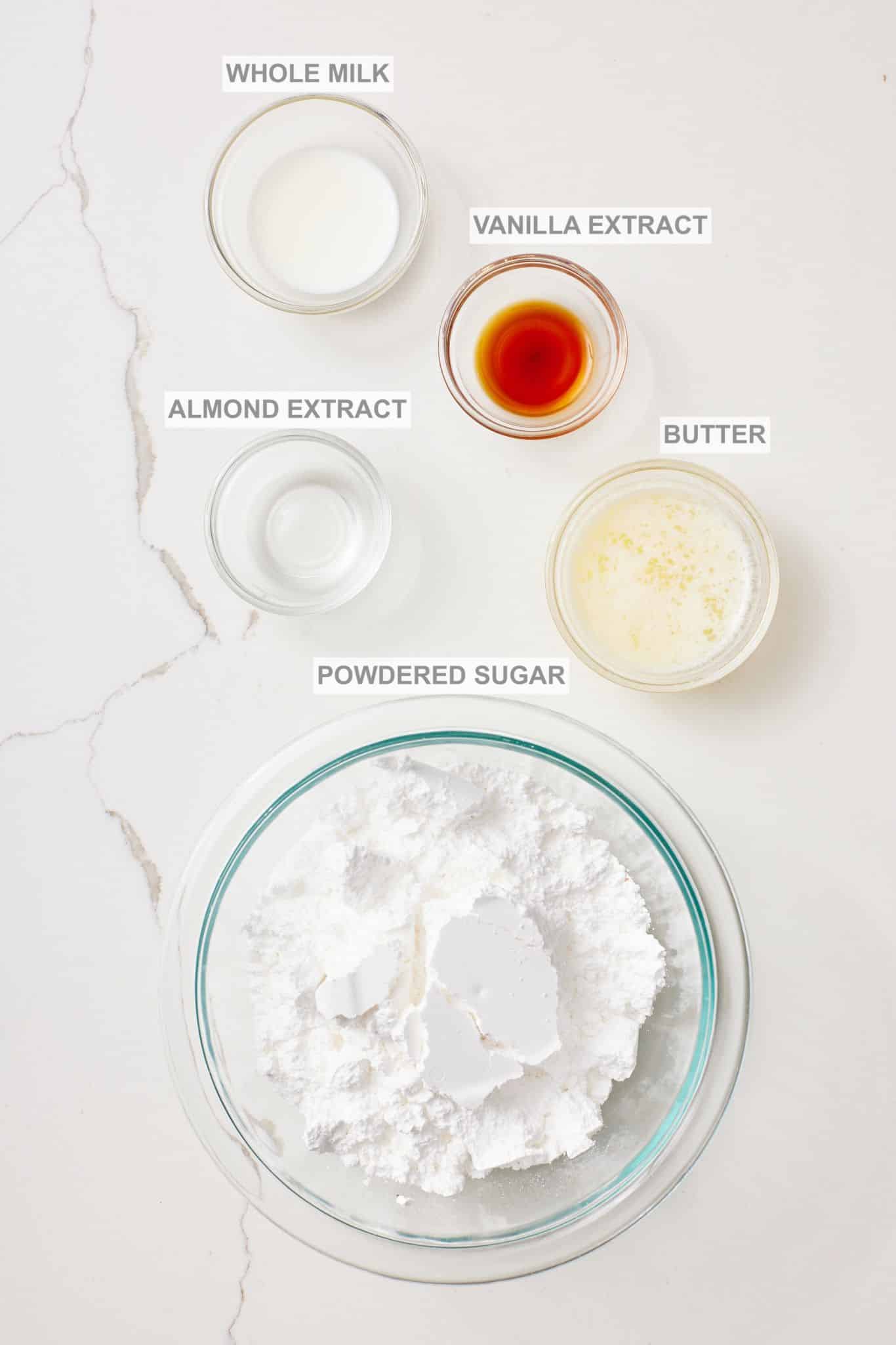 Cranberry Bars glaze ingredients 