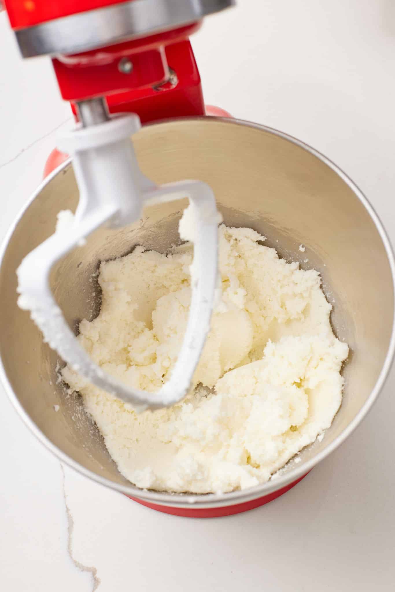 Cream butter and sugar until light and fluffy. 
