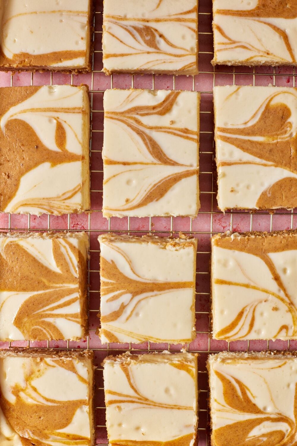 Pumpkin Cheesecake Bars12 Chill before cutting into 12 squares.