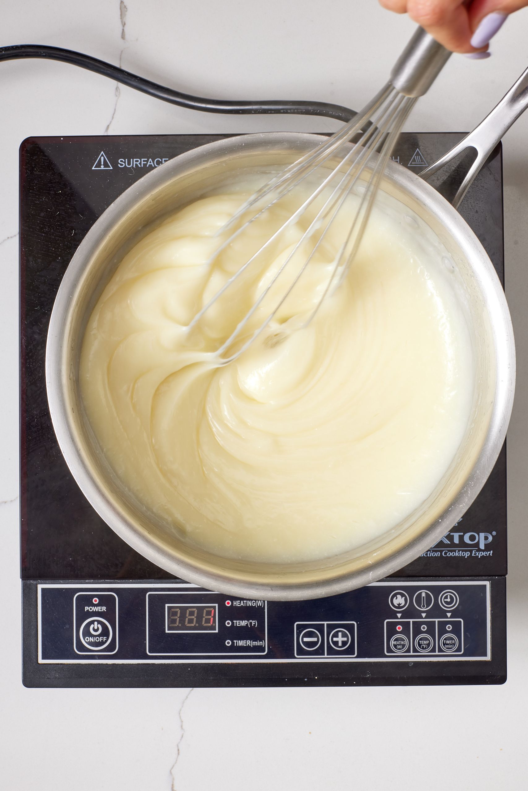 Sugar Cream Pie4 Simmer until thickened.
